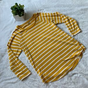 Yellow Stripped Old Navy Top